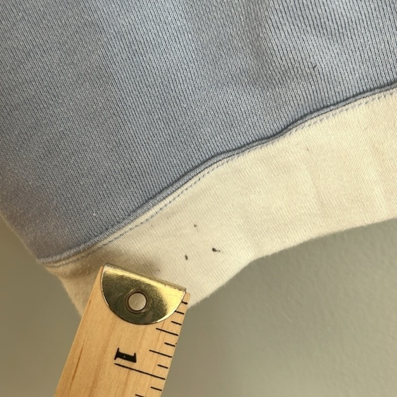 MADEWELL Short-Sleeve Sweatshirt in Colorblock Size Small - Picture 8 of 11